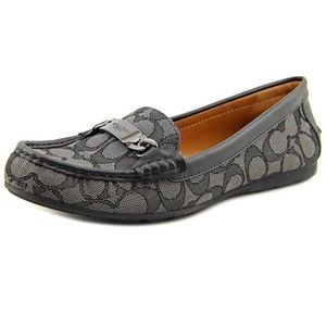 Coach Signature Jacquard Black Smoke Loafers
